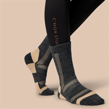 C'Mon Wandersocken aus Merinowolle 